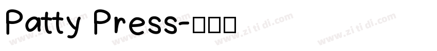 Patty Press字体转换